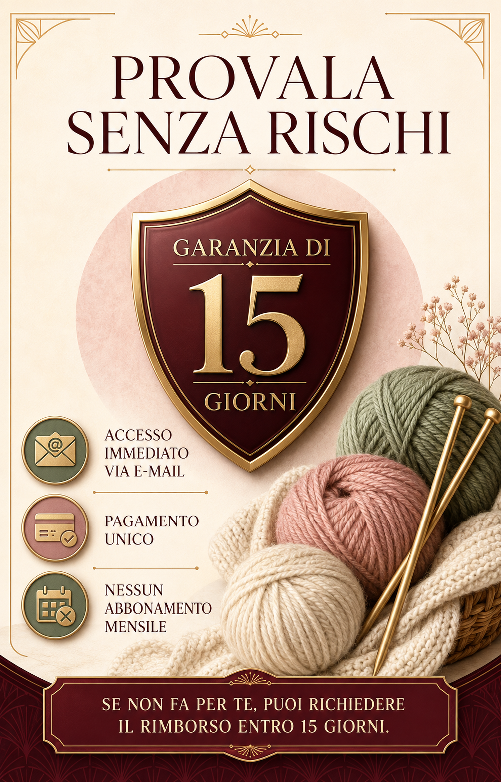 Garanzia di quindici giorni